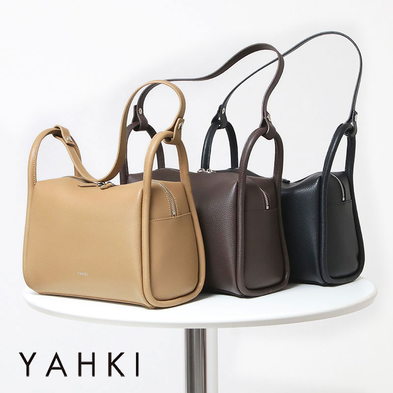 ⭐️極美品　YAHKI ヤーキ　ショルダーバッグ　ハンドバッグ　2way A4収納 YAHKI（ヤーキ） ショルダーバッグ YH-737 新作 正規品 : バッグと財布