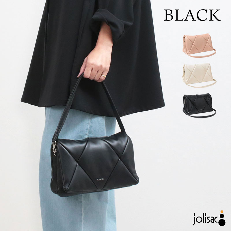 YAHKI（ヤーキ） ショルダーバッグ フェイクレザー クロスボディ YH