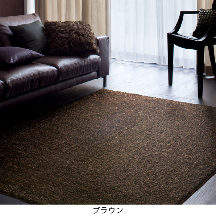 スミノエ ラグ ラグマット シャギーラグ ネオグラス 200×200cm : Neore