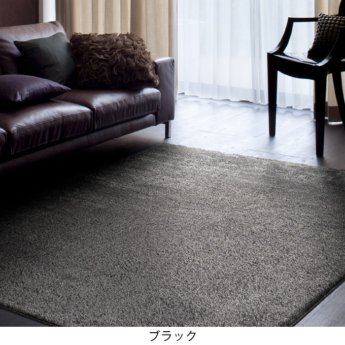 スミノエ ラグ ラグマット シャギーラグ ネオグラス 200×200cm : Neore