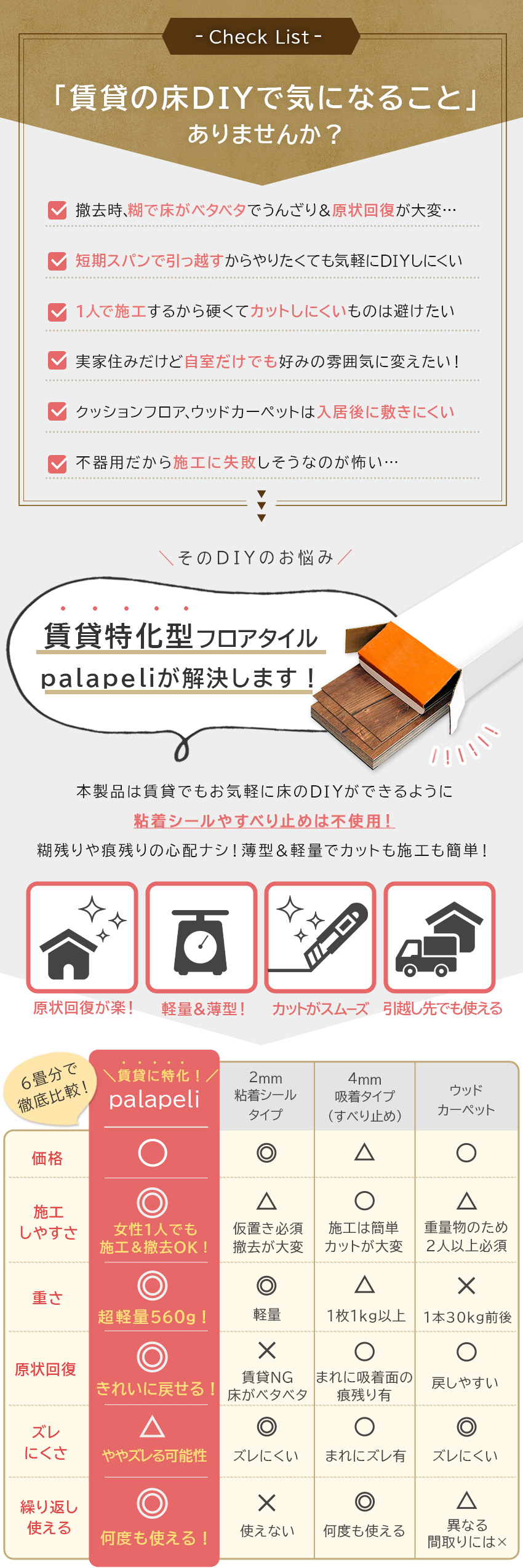 フロアタイル palaperi パラペリ