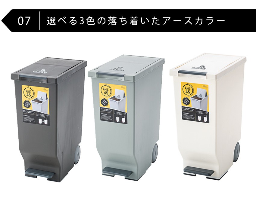 ダストボックス 45L ゴミ箱 ごみばこ トラッシュカン ごみ箱 スライド