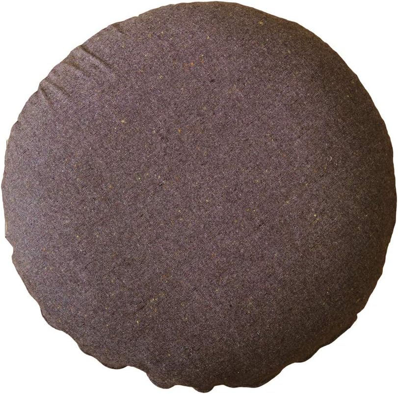 クッションカバー 丸型 50 無地 直径50cm用 座布団カバー ウールネップツイード受注生産 日本製 fabrizm 背当てカバー 円形 おしゃれ かわいい 爆買 | fabrizm | 02