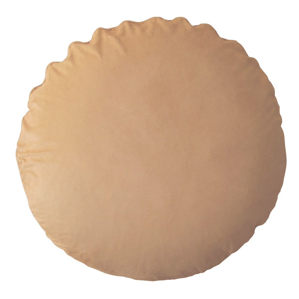 クッションカバー 中身付き 丸型 50 無地 直径50cm用 マイクロスエード ＆アップサイクルフェザーヌードクッション 受注生産 日本製 fabrizm 座布団 爆買 | fabrizm | 02