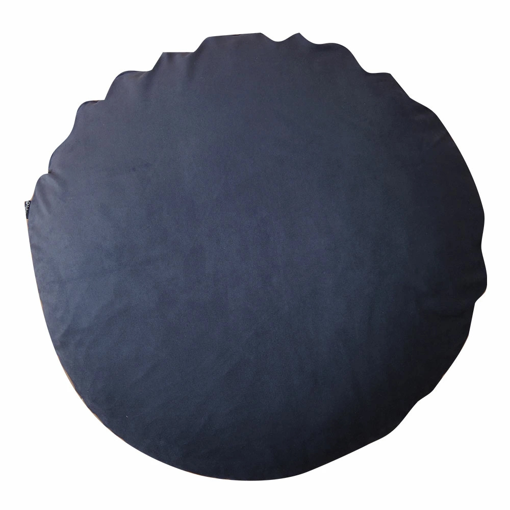 クッションカバー 中身付き 丸型 50 無地 直径50cm用 マイクロスエード ＆アップサイクルフェザーヌードクッション 受注生産 日本製 fabrizm 座布団 爆買 | fabrizm | 06