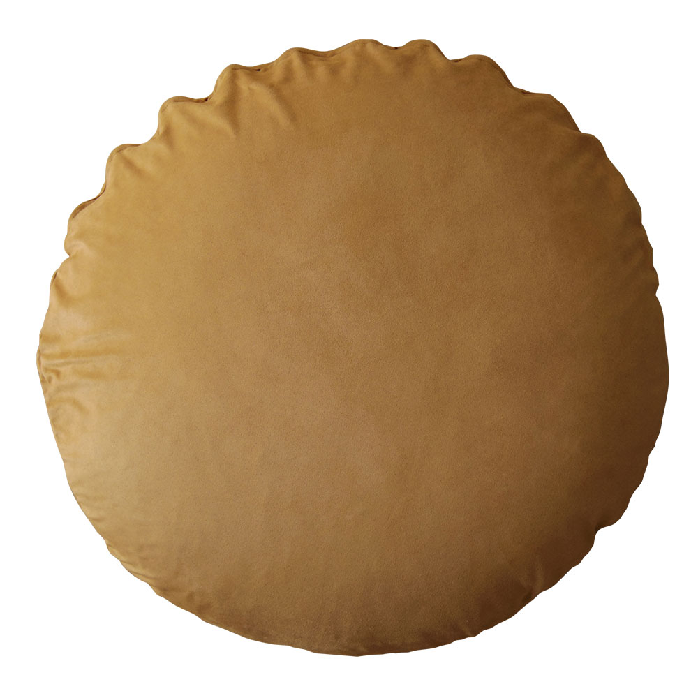 クッションカバー 中身付き 丸型 50 無地 直径50cm用 マイクロスエード ＆アップサイクルフェザーヌードクッション 受注生産 日本製 fabrizm 座布団 爆買 | fabrizm | 03