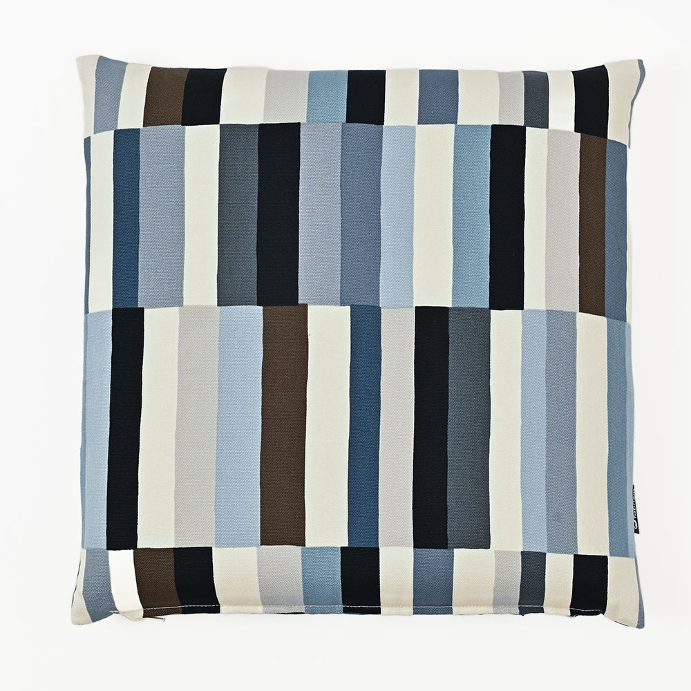 クッションカバー 中身付き 30×30 北欧 ストライプ 30角 パッチ＆ウレタンヌードクッション 日本製 fabrizm 背当てカバー 小さめ 座布団カバー 爆買 | fabrizm | 03