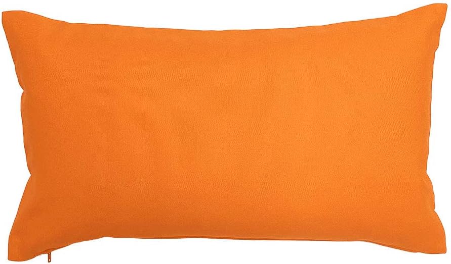 クッションカバー 中身付き 長方形L 55×35 無地 肉厚生地 オックス＆アップサイクルフェザーヌードクッション 17色展開 日本製 fabrizm 背当てカバー 枕カバー | fabrizm | 14