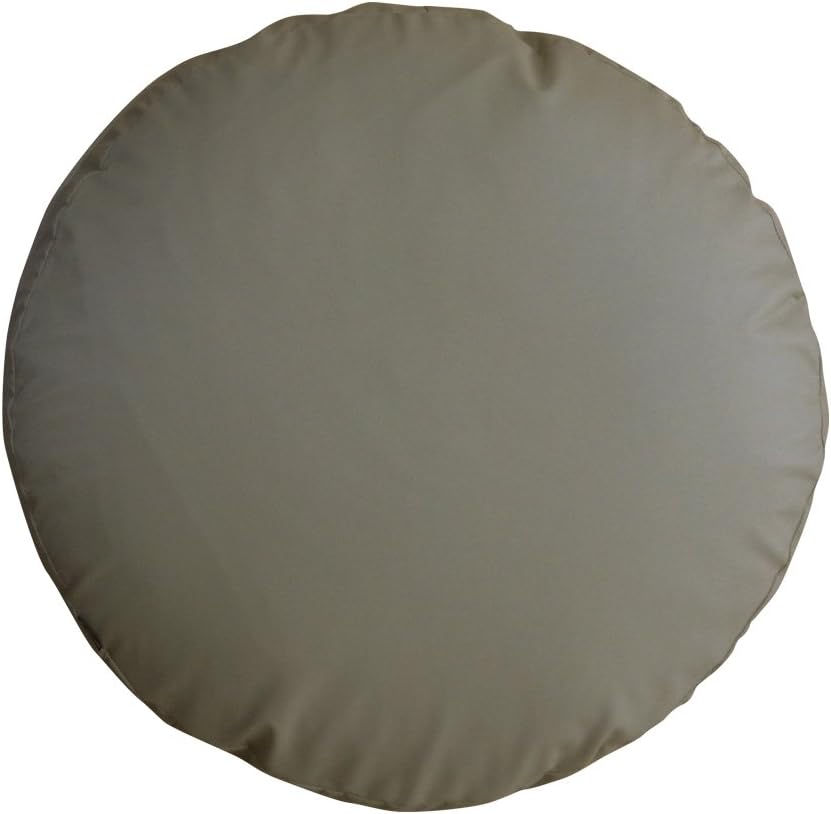 クッションカバー 丸型 50 無地 直径50cm用 座布団 カラーレザー 5色展開 受注生産 日本製 fabrizm 円形 おしゃれ 爆買 | fabrizm | 02