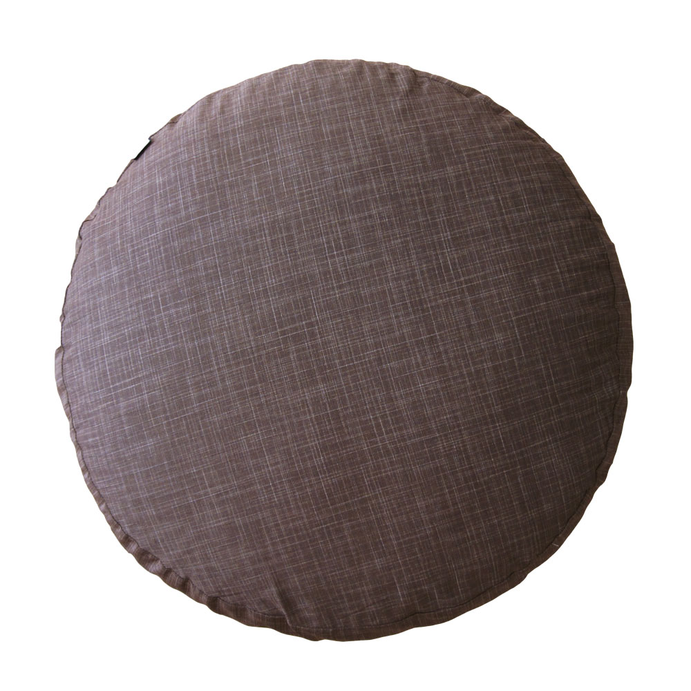 クッションカバー 丸型 50 無地 直径50cm用 座布団カバー むら糸 5色展開 受注生産 日本製 fabrizm 背当てカバー 円形 おしゃれ かわいい 爆買 | fabrizm | 04