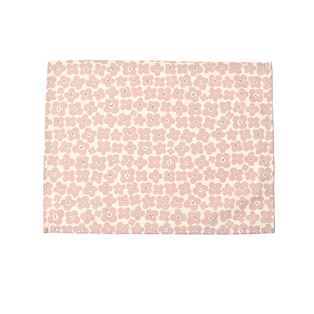 ランチョンマット おしゃれ 北欧 布 42×32cm フラワー 日本製 fabrizm ティーマット 子供用 吸水 かわいい 車 爆買 | fabrizm | 01