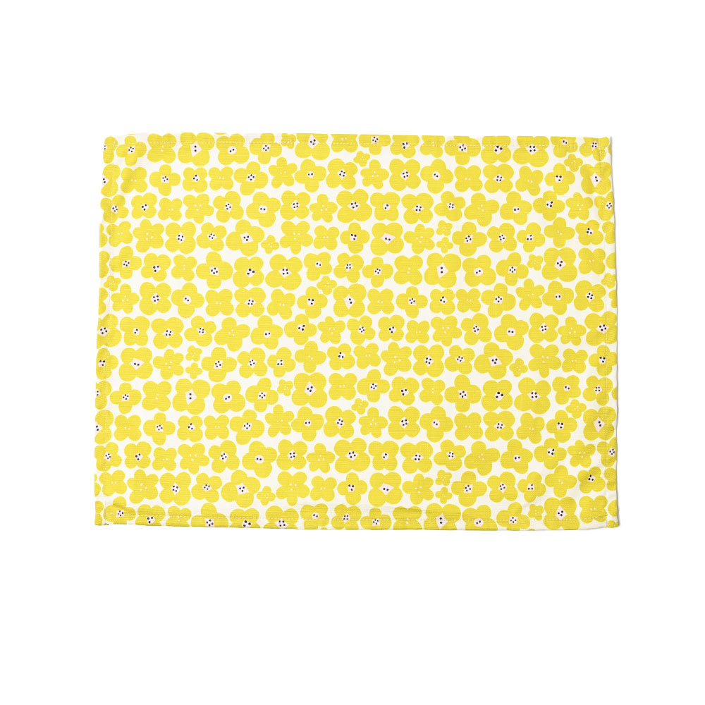 ランチョンマット おしゃれ 北欧 布 42×32cm フラワー 日本製 fabrizm ティーマット 子供用 吸水 かわいい 車 爆買 | fabrizm | 02