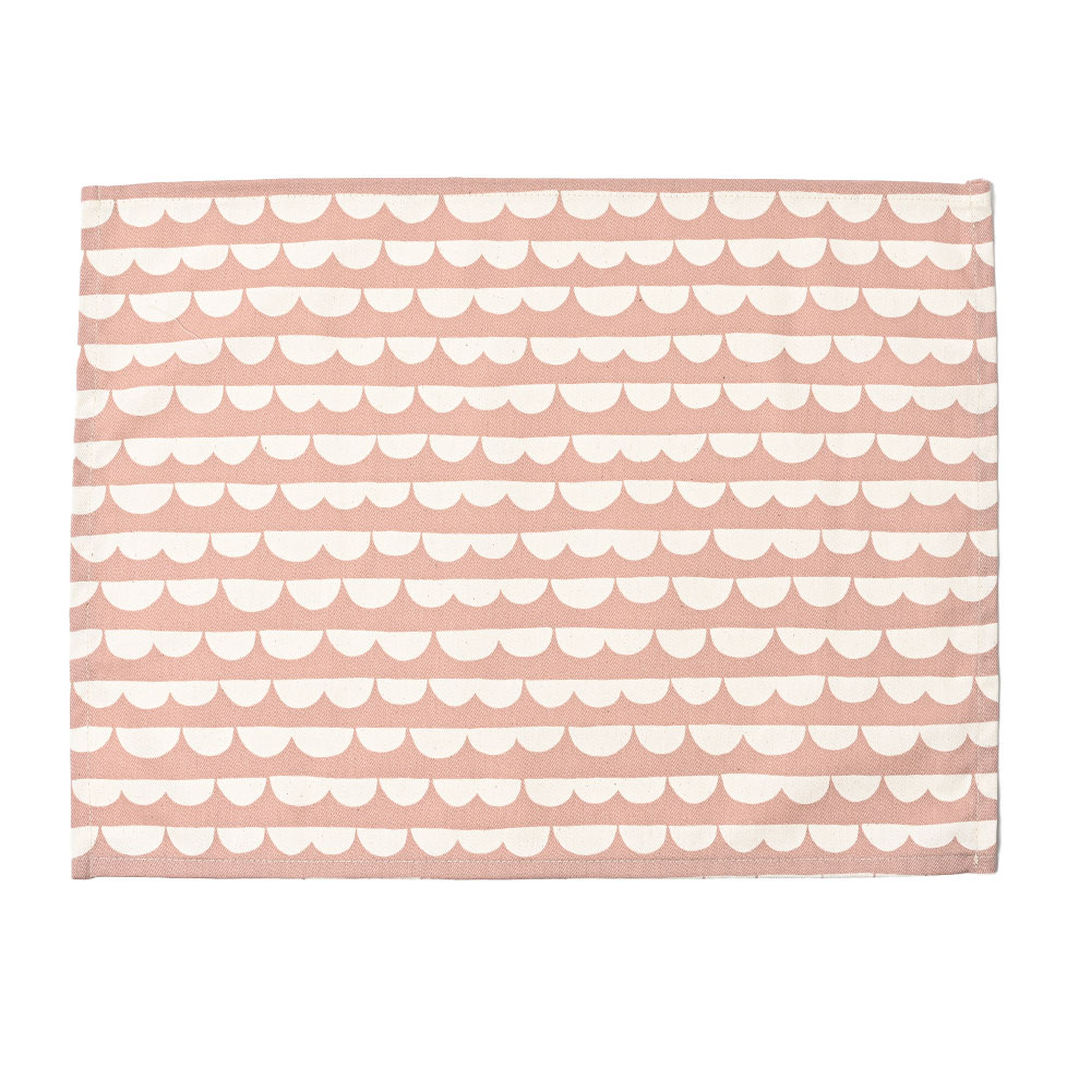 ランチョンマット おしゃれ 北欧 布 42×32cm スカラップ 日本製 fabrizm ティーマット 子供用 吸水 かわいい 車 爆買 | fabrizm | 03