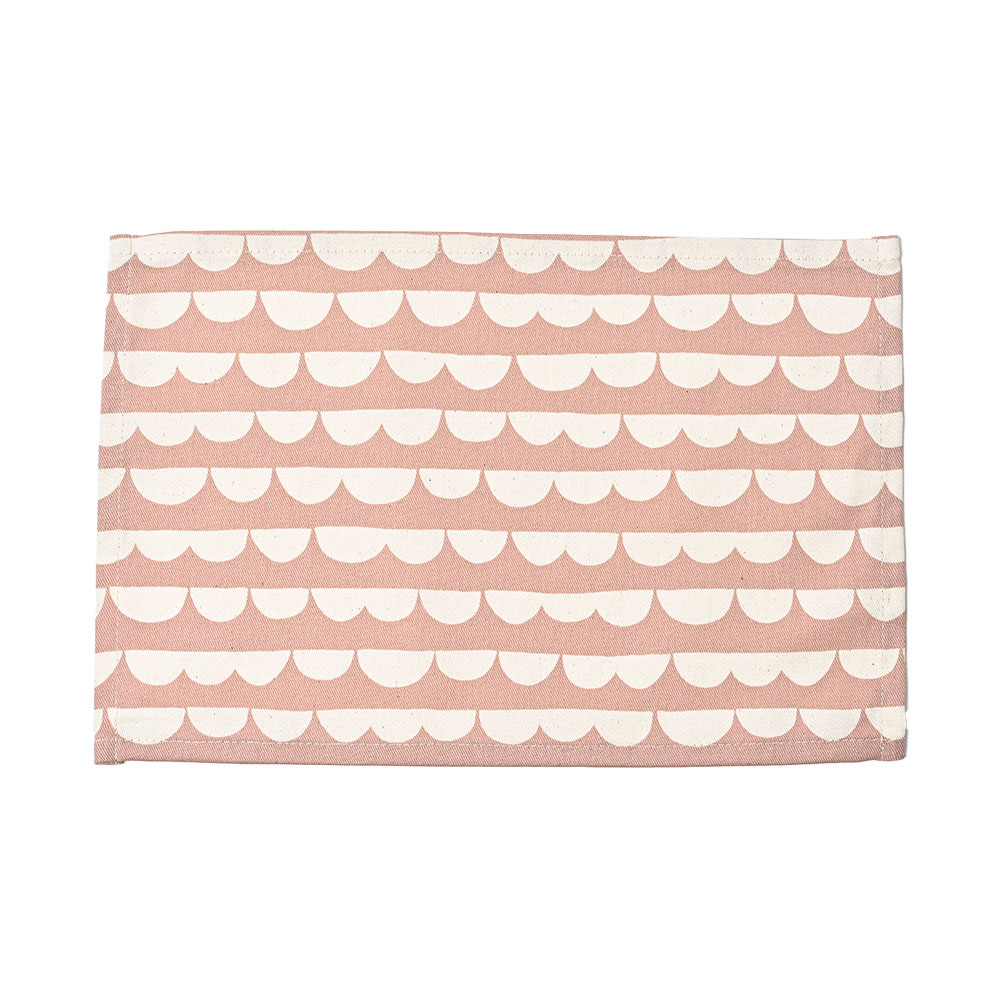 ランチョンマット 子供 小学校 おしゃれ 北欧 布 キッズランチョンマット 30×20cm スカラップ 日本製 fabrizm 幼稚園 保育園 ティーマット 吸水 爆買 | fabrizm | 03