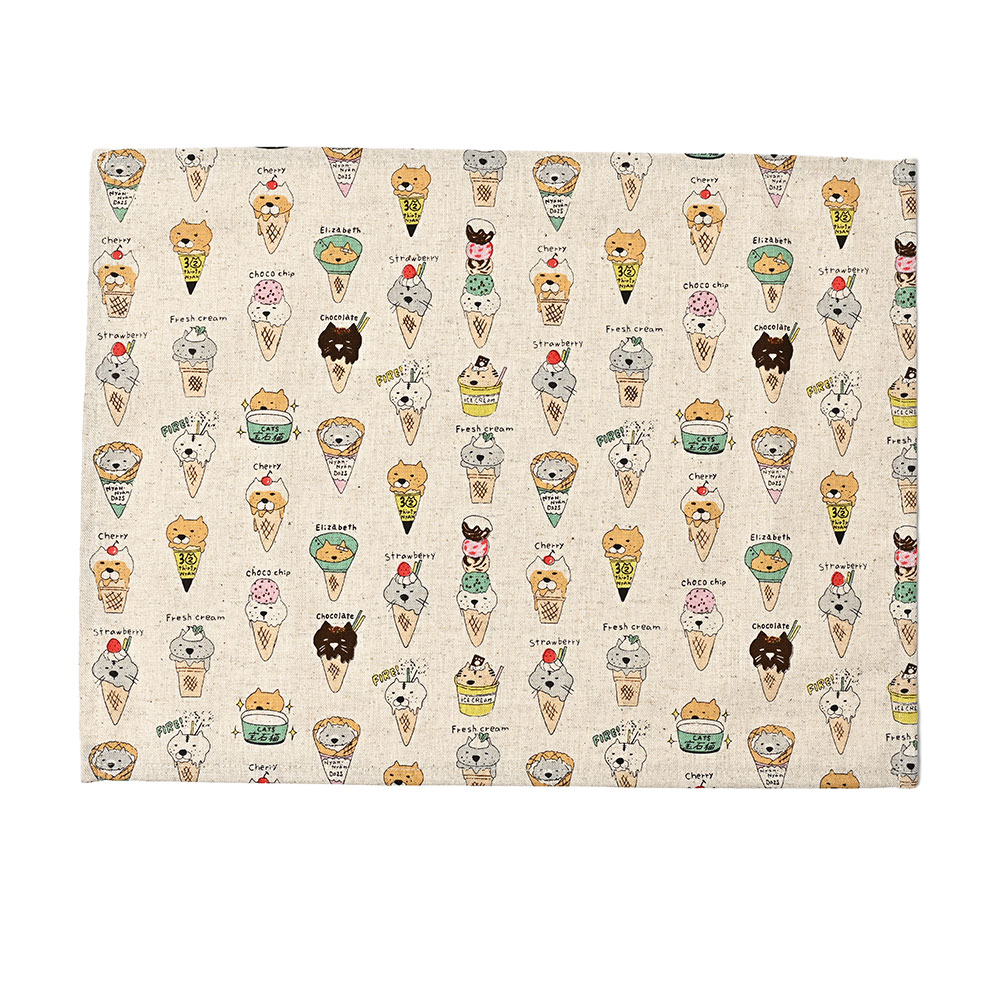ランチョンマット おしゃれ 北欧 布 42×32cm ねこシリーズ 日本製 fabrizm ティーマット 子供用 吸水 かわいい 車 爆買 | fabrizm | 02