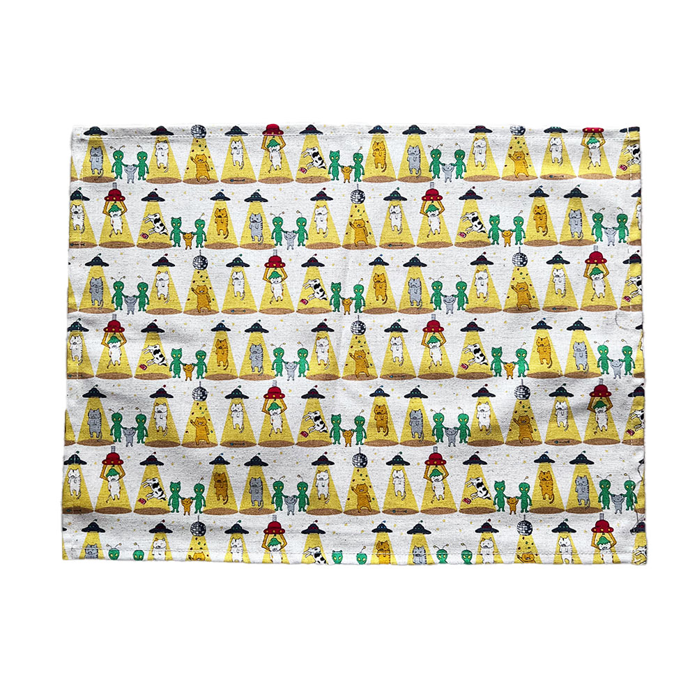 ランチョンマット おしゃれ 北欧 布 42×32cm ねこシリーズ 日本製 fabrizm ティーマット 子供用 吸水 かわいい 車 爆買 | fabrizm | 05