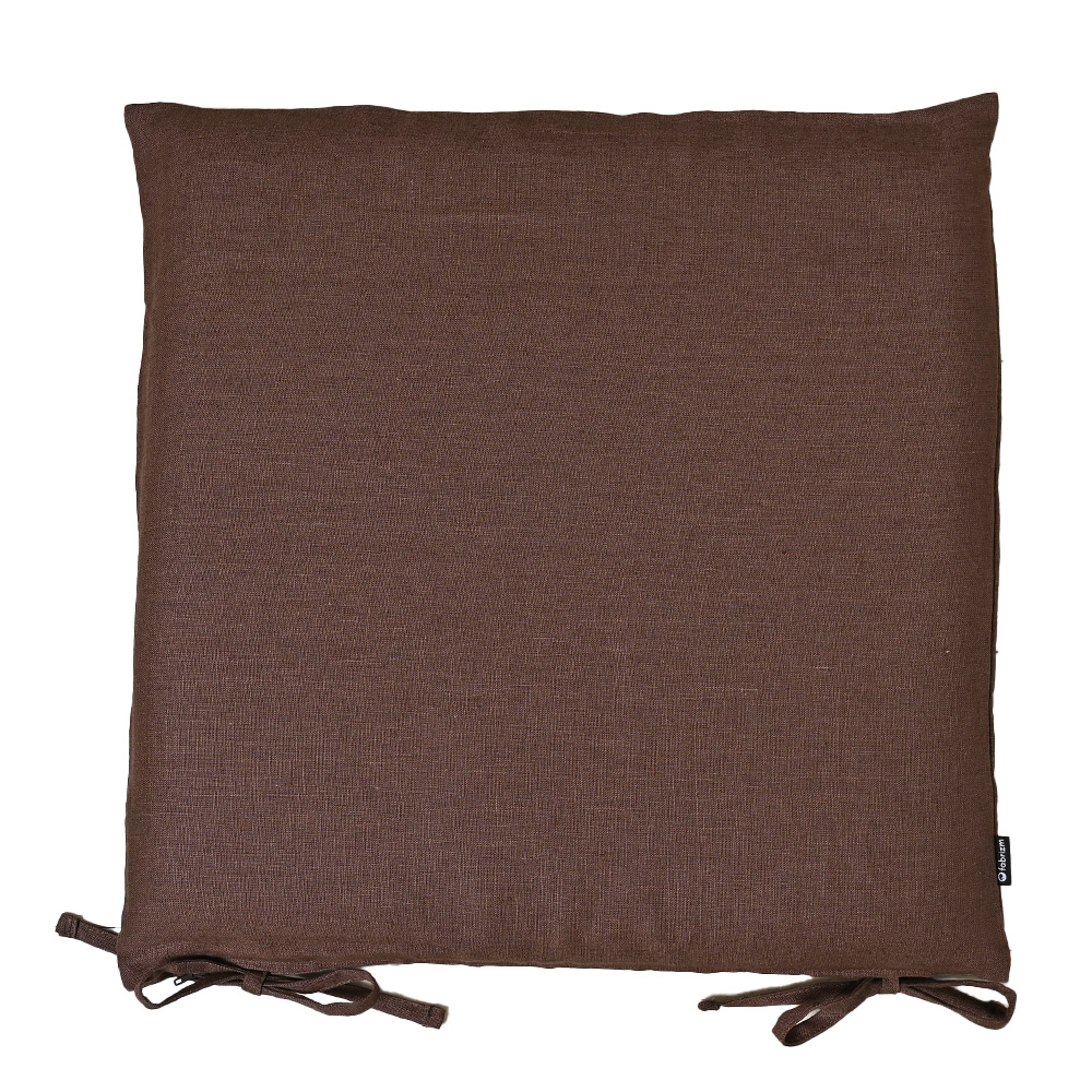 シートクッションカバー 椅子用 クッションカバー 座布団カバー ひも付き 45×45cm 麻キャンバス 日本製 fabrizm いす用 ダイニングチェア用 爆買 | fabrizm | 07