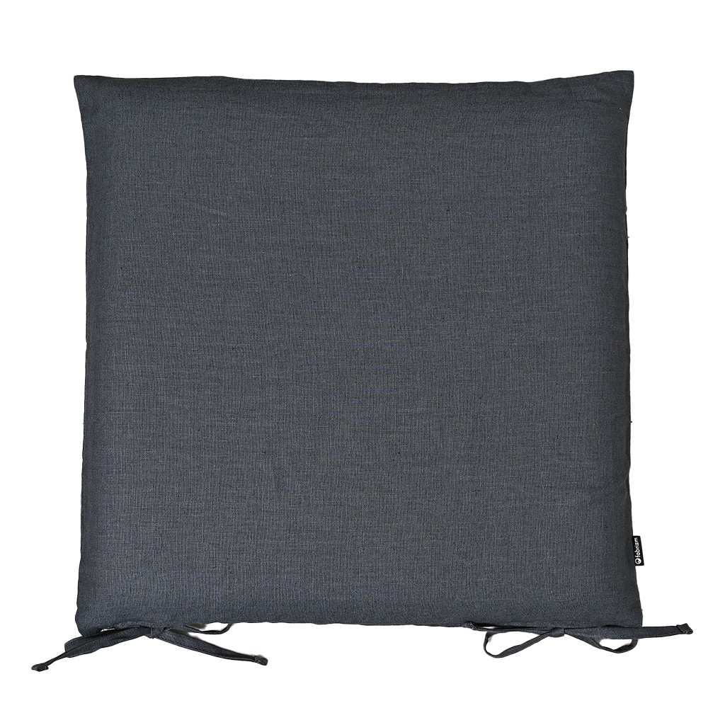 シートクッションカバー 椅子用 クッションカバー 座布団カバー ひも付き 45×45cm 麻キャンバス 日本製 fabrizm いす用 ダイニングチェア用 爆買 | fabrizm | 05