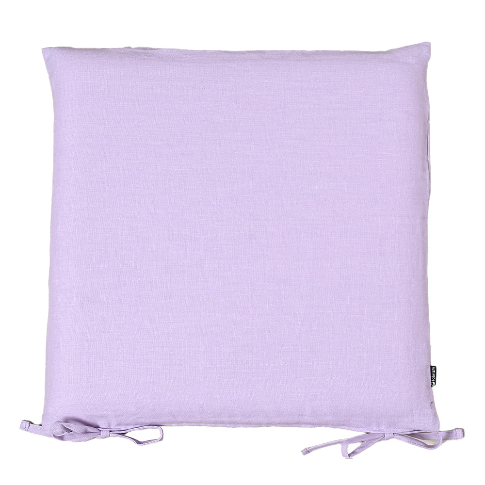 シートクッションカバー 椅子用 クッションカバー 座布団カバー ひも付き 45×45cm 麻キャンバス 日本製 fabrizm いす用 ダイニングチェア用 爆買 | fabrizm | 10