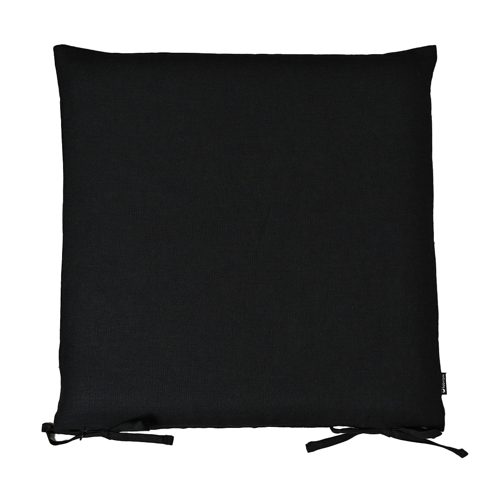 シートクッションカバー 椅子用 クッションカバー 座布団カバー ひも付き 45×45cm 麻キャンバス 日本製 fabrizm いす用 ダイニングチェア用 爆買 | fabrizm | 04