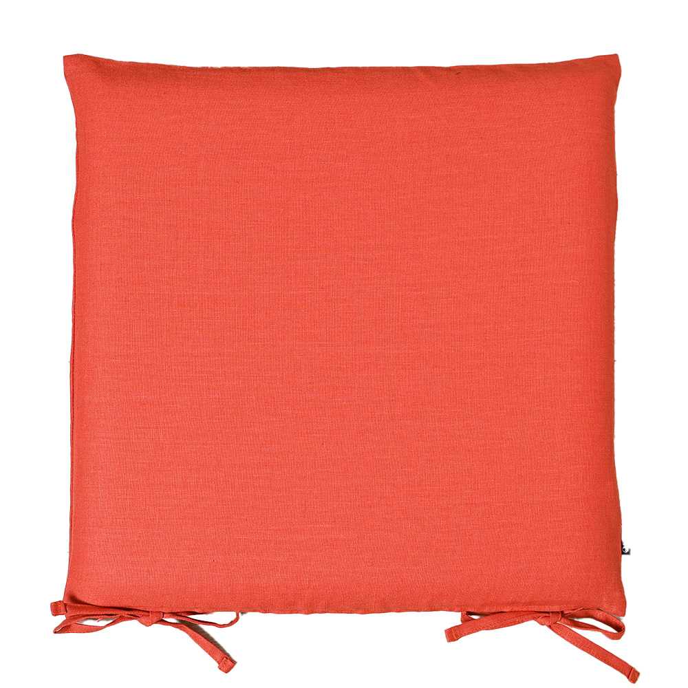 シートクッションカバー 椅子用 クッションカバー 座布団カバー ひも付き 45×45cm 麻キャンバス 日本製 fabrizm いす用 ダイニングチェア用 爆買 | fabrizm | 17