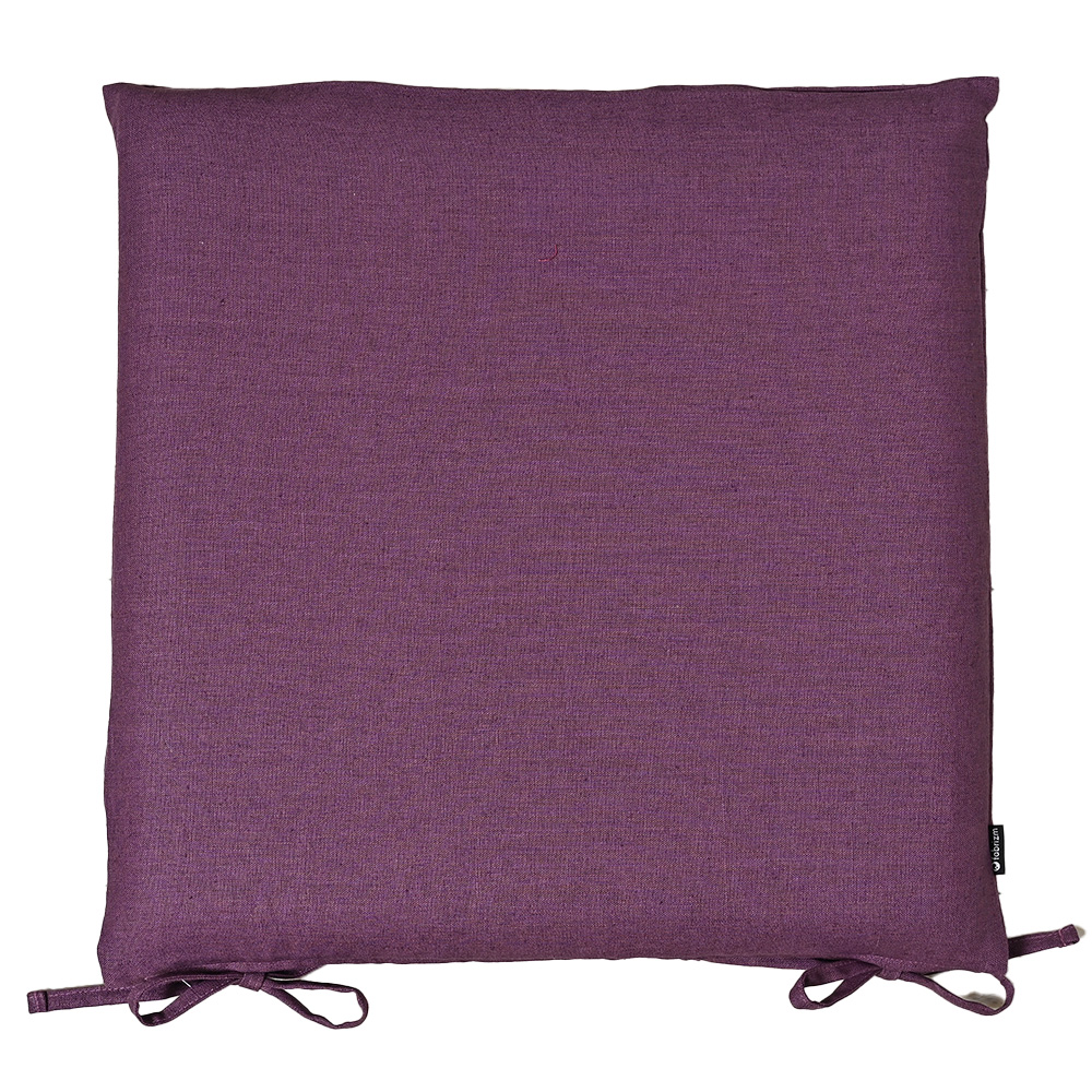 シートクッションカバー 椅子用 クッションカバー 座布団カバー ひも付き 45×45cm 麻キャンバス 日本製 fabrizm いす用 ダイニングチェア用 爆買 | fabrizm | 13