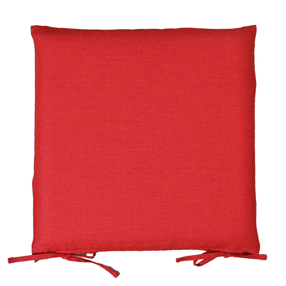 シートクッションカバー 椅子用 クッションカバー 座布団カバー ひも付き 45×45cm 麻キャンバス 日本製 fabrizm いす用 ダイニングチェア用 爆買 | fabrizm | 18