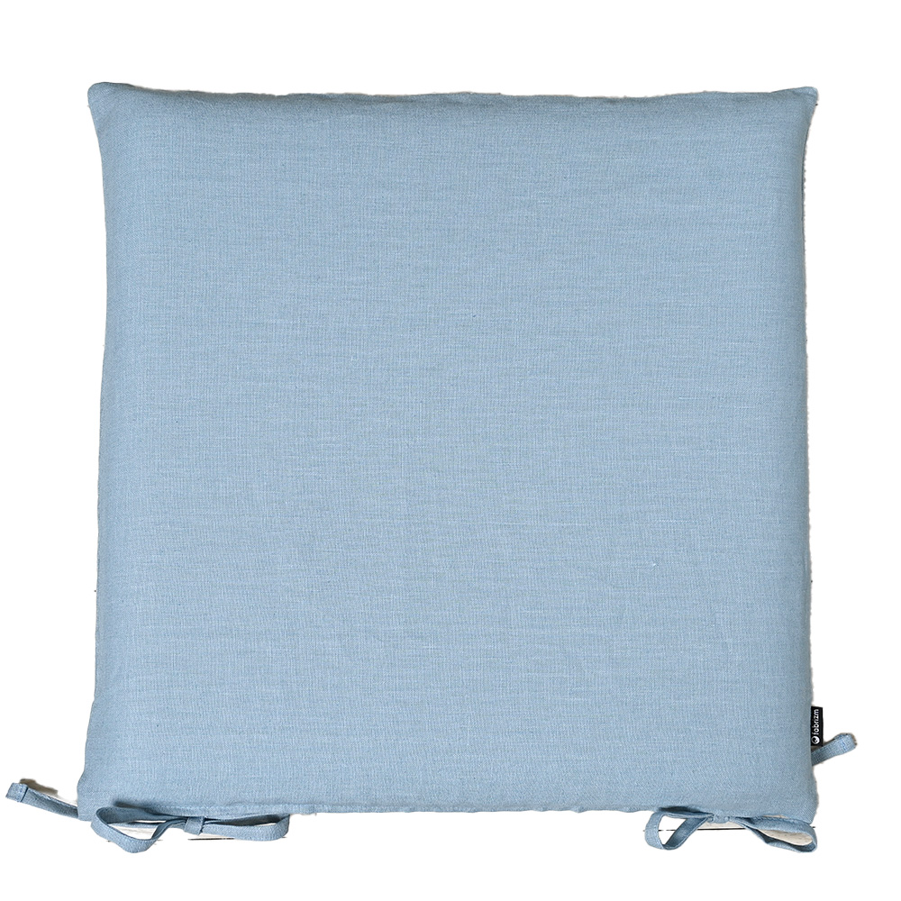 シートクッションカバー 椅子用 クッションカバー 座布団カバー ひも付き 45×45cm 麻キャンバス 日本製 fabrizm いす用 ダイニングチェア用 爆買 | fabrizm | 08