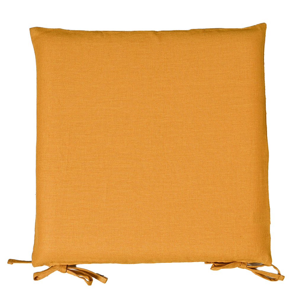 シートクッションカバー 椅子用 クッションカバー 座布団カバー ひも付き 45×45cm 麻キャンバス 日本製 fabrizm いす用 ダイニングチェア用 爆買 | fabrizm | 16