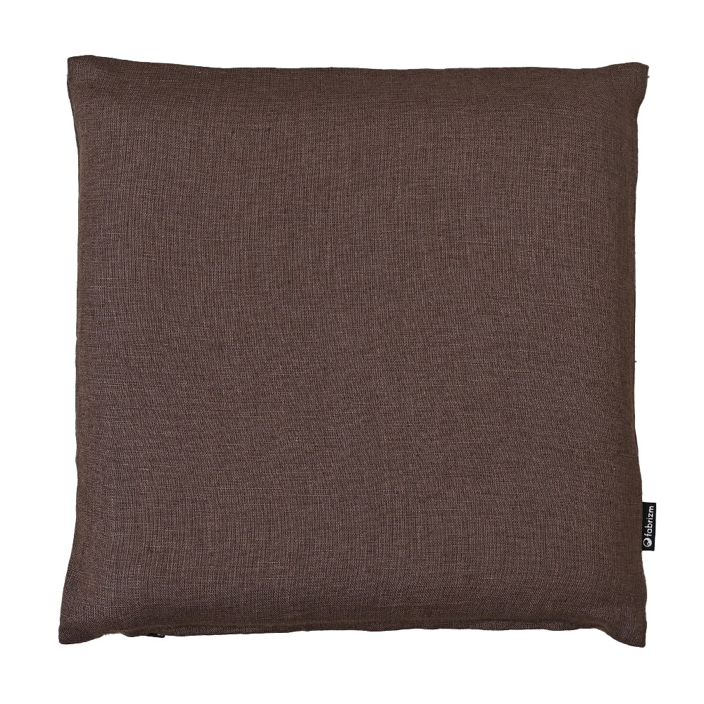 クッションカバー 中身付き 35×35 無地 35角 麻キャンバス＆ウレタンヌードクッション 日本製 fabrizm  背当てカバー 小さめ 座布団カバー 爆買 | fabrizm | 07