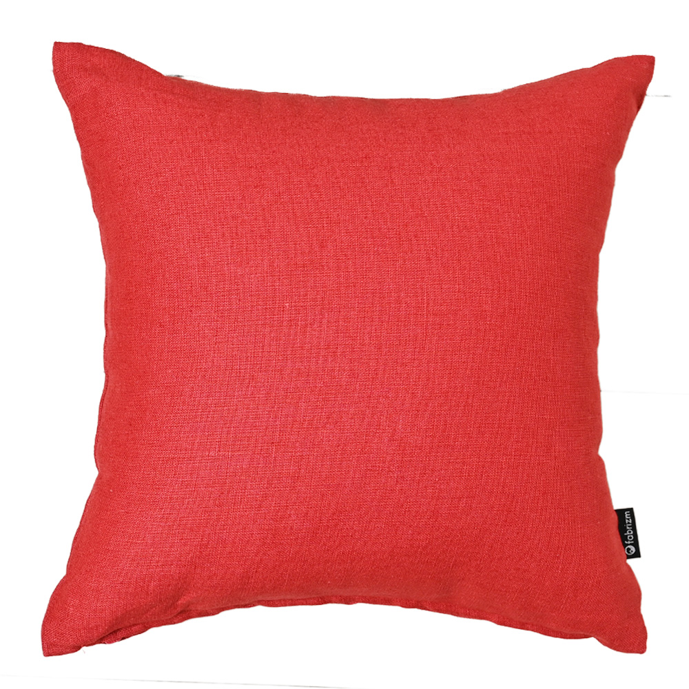 クッションカバー 35×35 無地 35角 麻キャンバス 日本製 fabrizm  背当てカバー 小さめ 座布団カバー おしゃれ かわいい ナチュラル 爆買 | fabrizm | 18