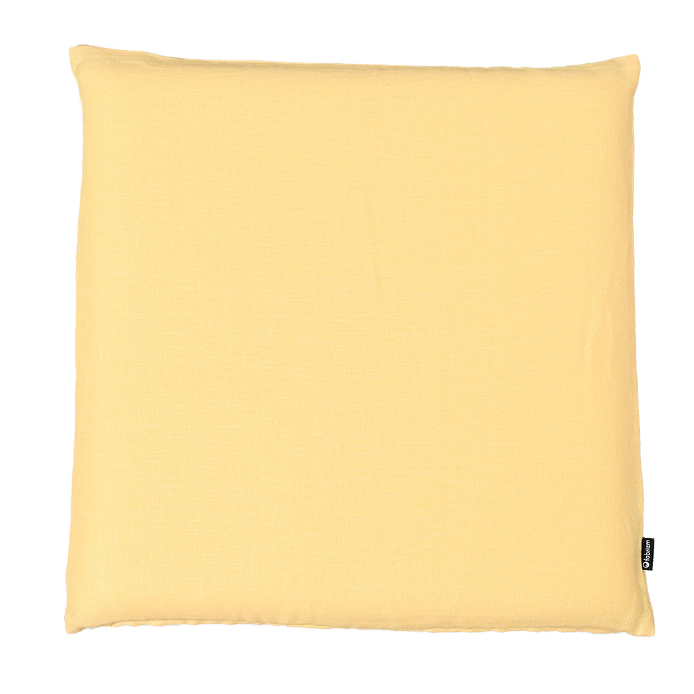 クッションカバー 中身付き 45×45 無地 座布団カバー 45角 麻キャンバス＆綿わた100％座布団ヌード 日本製 fabrizm  椅子用 シートクッション 爆買 | fabrizm | 12