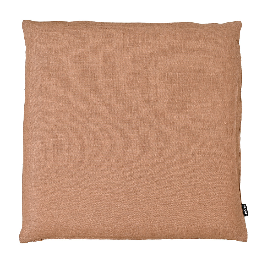 クッションカバー 中身付き 45×45 無地 座布団カバー 45角 麻キャンバス＆綿わた100％座布団ヌード 日本製 fabrizm  椅子用 シートクッション 爆買 | fabrizm | 06