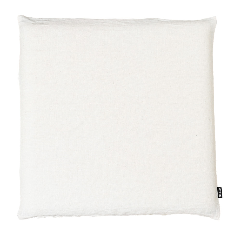 クッションカバー 中身付き 45×45 無地 座布団カバー 45角 麻キャンバス＆綿わた100％座布団ヌード 日本製 fabrizm  椅子用 シートクッション 爆買 | fabrizm | 01