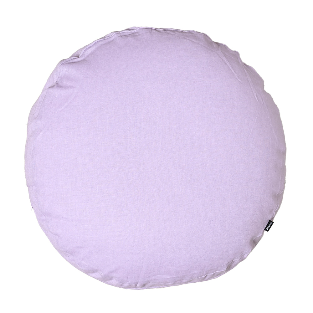 クッションカバー 中身付き 丸型 65 無地 直径65cm 麻キャンバス＆ポリエステルわたヌードクッション 日本製 fabrizm  背当てカバー 爆買 | fabrizm | 10