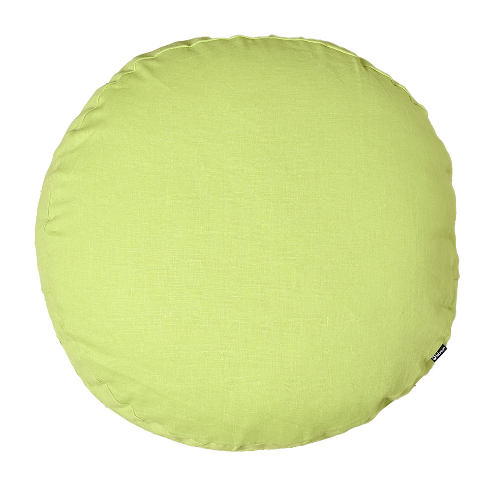 クッションカバー 中身付き 丸型 65 無地 直径65cm 麻キャンバス＆ポリエステルわたヌードクッション 日本製 fabrizm  背当てカバー 爆買 | fabrizm | 11