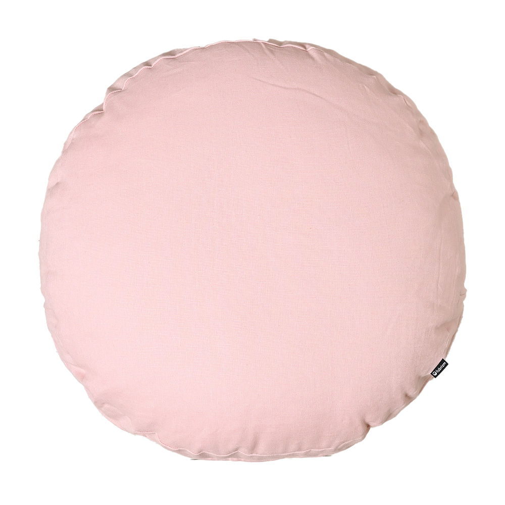 クッションカバー 中身付き 丸型 65 無地 直径65cm 麻キャンバス＆ポリエステルわたヌードクッション 日本製 fabrizm  背当てカバー 爆買 | fabrizm | 09