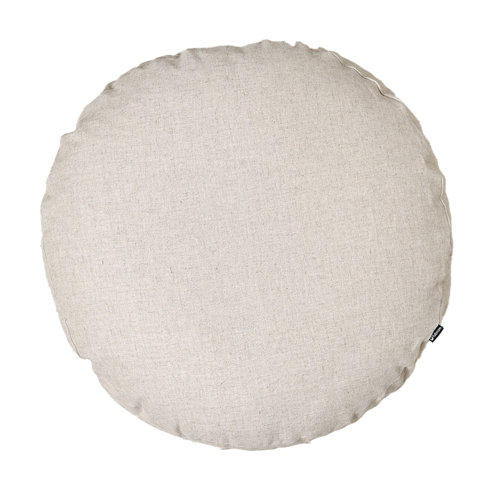 クッションカバー 中身付き 丸型 65 無地 直径65cm 麻キャンバス＆ポリエステルわたヌードクッション 日本製 fabrizm  背当てカバー 爆買 | fabrizm | 02