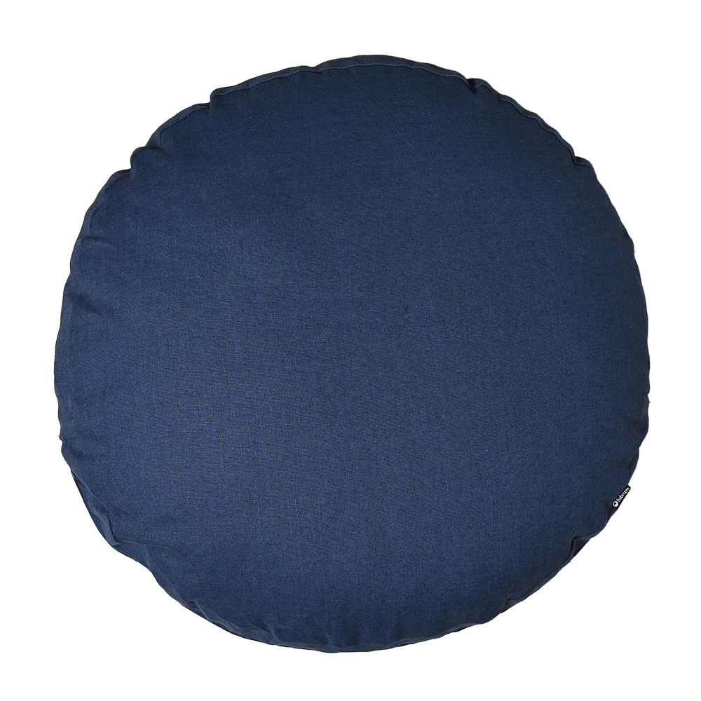 クッションカバー 中身付き 丸型 65 無地 直径65cm 麻キャンバス＆ポリエステルわたヌードクッション 日本製 fabrizm  背当てカバー 爆買 | fabrizm | 03