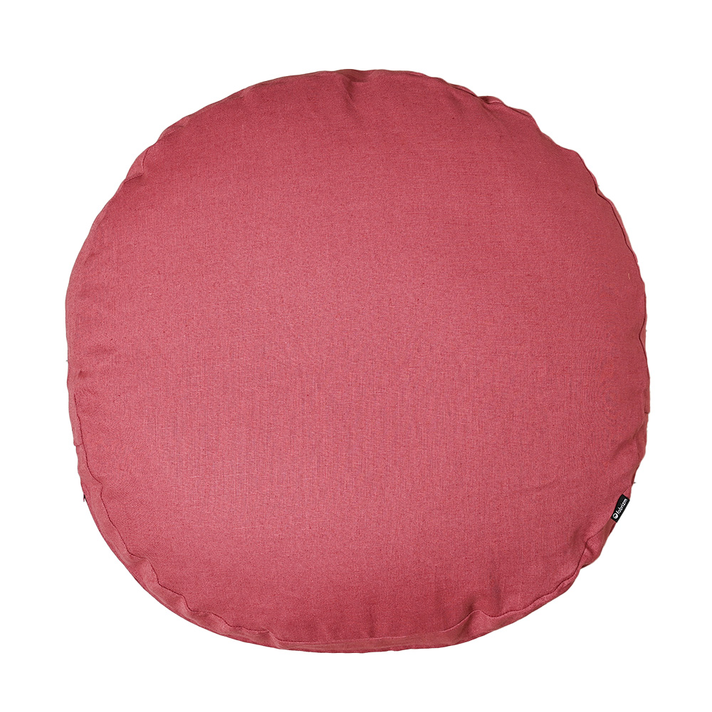 クッションカバー 中身付き 丸型 65 無地 直径65cm 麻キャンバス＆ポリエステルわたヌードクッション 日本製 fabrizm  背当てカバー 爆買 | fabrizm | 14