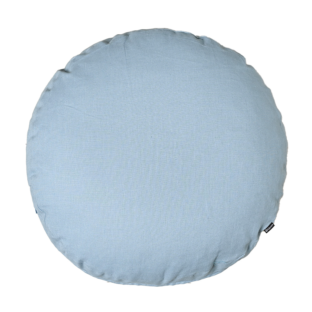 クッションカバー 中身付き 丸型 65 無地 直径65cm 麻キャンバス＆ポリエステルわたヌードクッション 日本製 fabrizm  背当てカバー 爆買 | fabrizm | 08