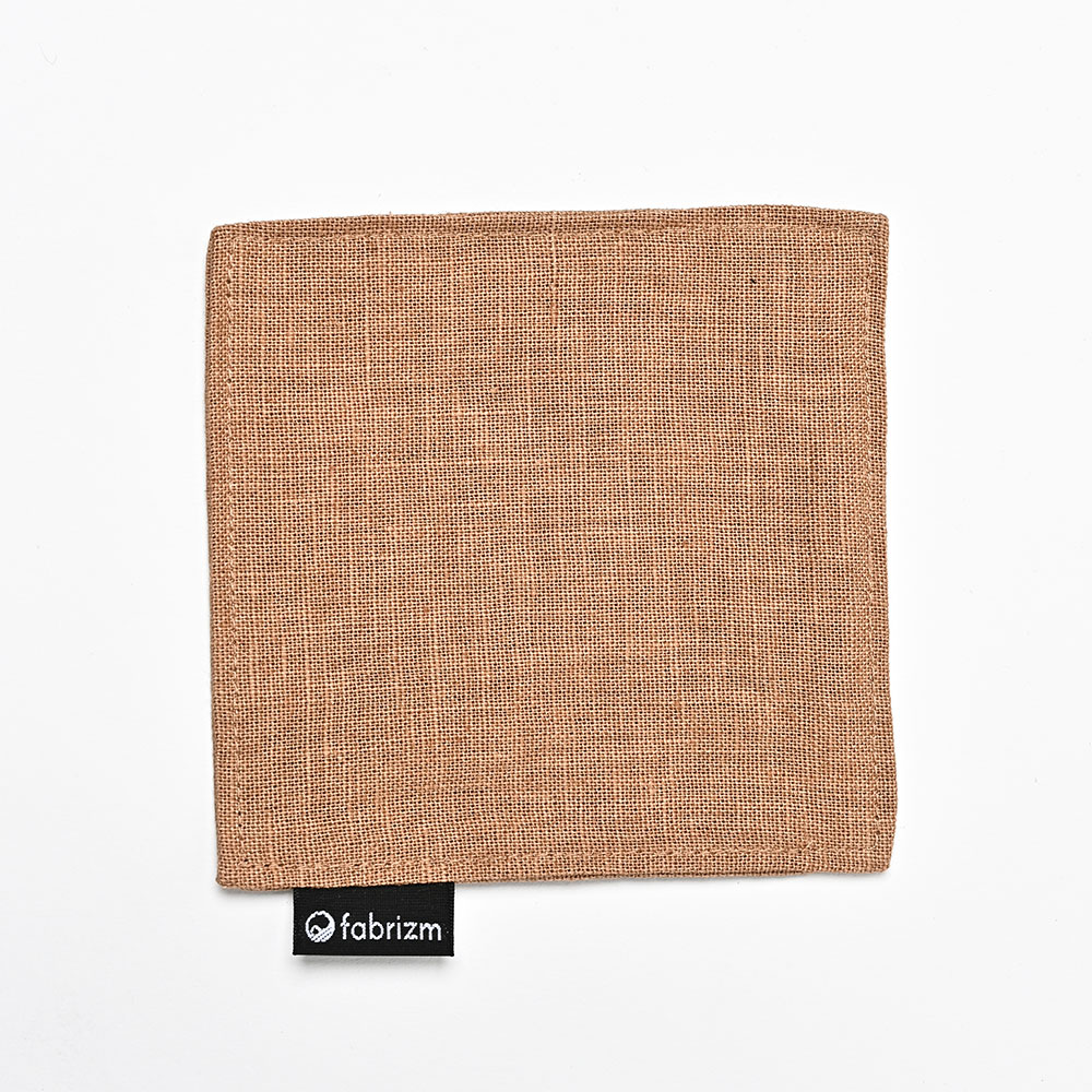 コースター おしゃれ 布 ソフトリネン 麻100％ 日本製 fabrizm リバーシブル 吸水 麻 爆買 | fabrizm | 06