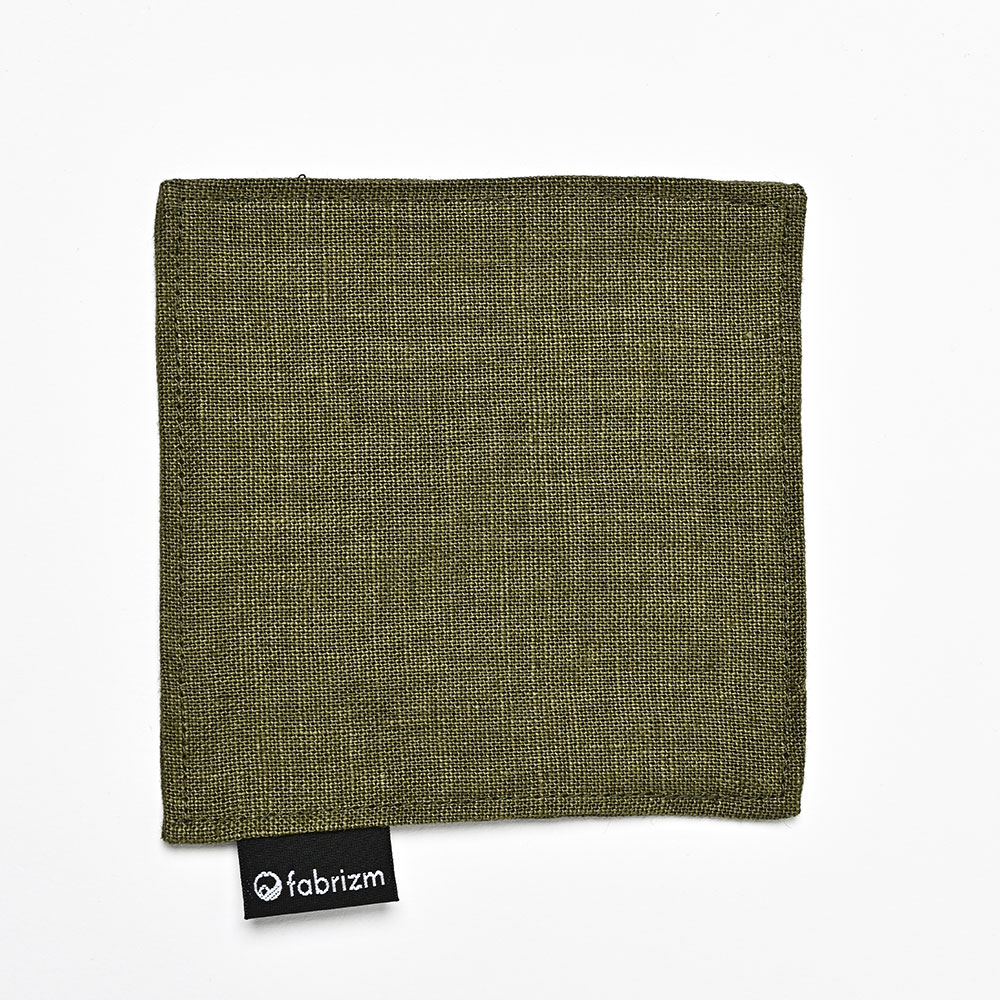 コースター おしゃれ 布 ソフトリネン 麻100％ 日本製 fabrizm リバーシブル 吸水 麻 爆買 | fabrizm | 15
