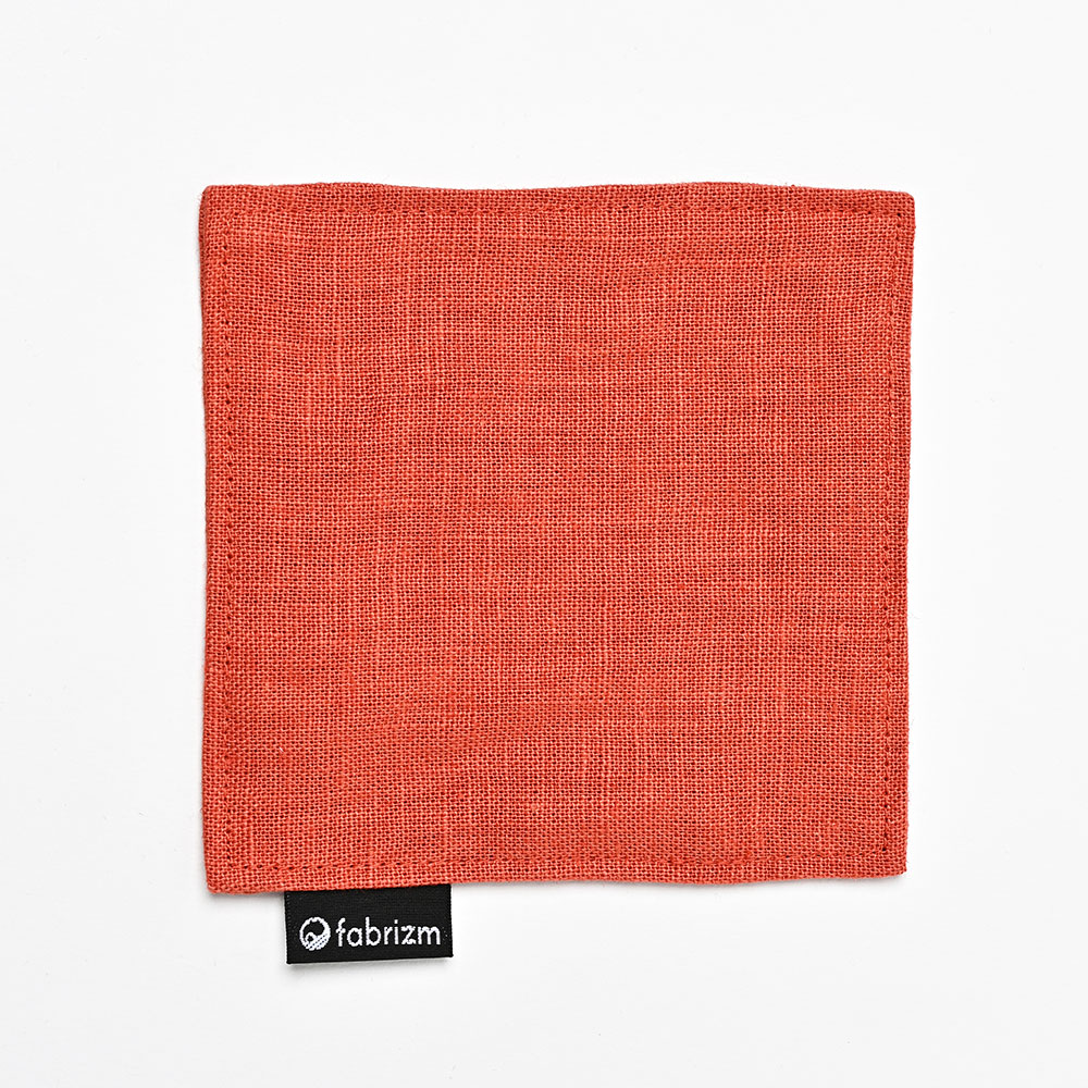 コースター おしゃれ 布 ソフトリネン 麻100％ 日本製 fabrizm リバーシブル 吸水 麻 爆買 | fabrizm | 17