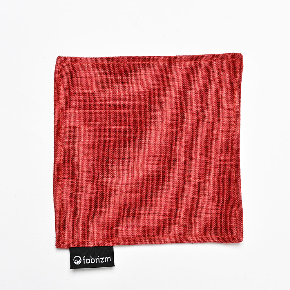 コースター おしゃれ 布 ソフトリネン 麻100％ 日本製 fabrizm リバーシブル 吸水 麻 爆買 | fabrizm | 18