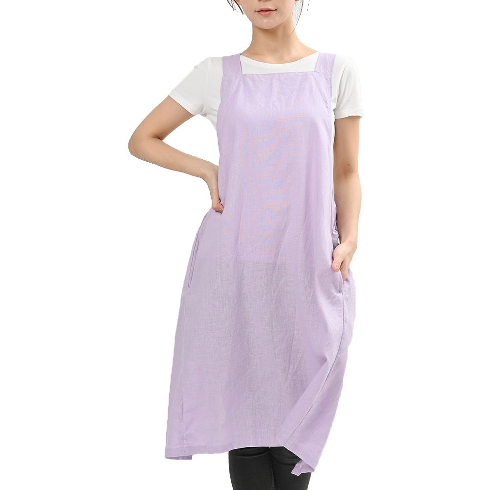 エプロン おしゃれ かわいい 保育士 無地 タブリエエプロン 麻キャンバス リネン100％ 日本製 fabrizm 母の日 料理教室 ギフト 麻 | fabrizm | 10