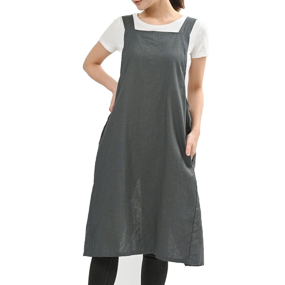 Mothers day】日用品店（布） エプロン【 リネン ボタニカル