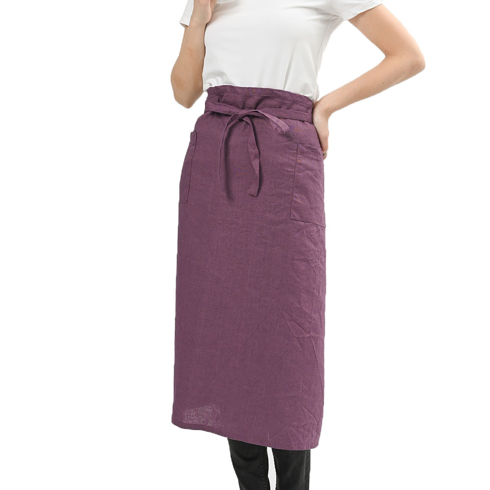 エプロン おしゃれ 業務用 無地 リネン100％ ギャルソンエプロン 麻キャンバス 日本製 fabrizm 前掛け サロン ソムリエ カフェ 男性用 メンズ | fabrizm | 13