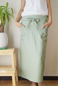 【在庫処分価格】エプロン おしゃれ 無地 リネン100％ ギャルソンエプロン ソフトリネン 日本製 fabrizm 父の日 母の日 サロン ソムリエ カフェ 男女兼用 メンズ | fabrizm | 03