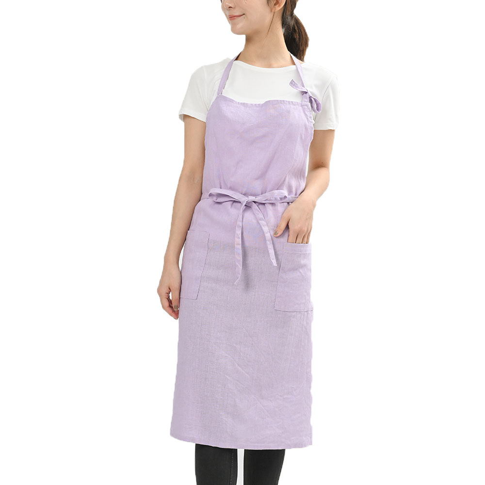 エプロン おしゃれ 業務用 保育士 無地 リネン100％ フルエプロン ロング丈 麻キャンバス 日本製 fabrizm 母の日 ワーク 男性用 メンズ | fabrizm | 10